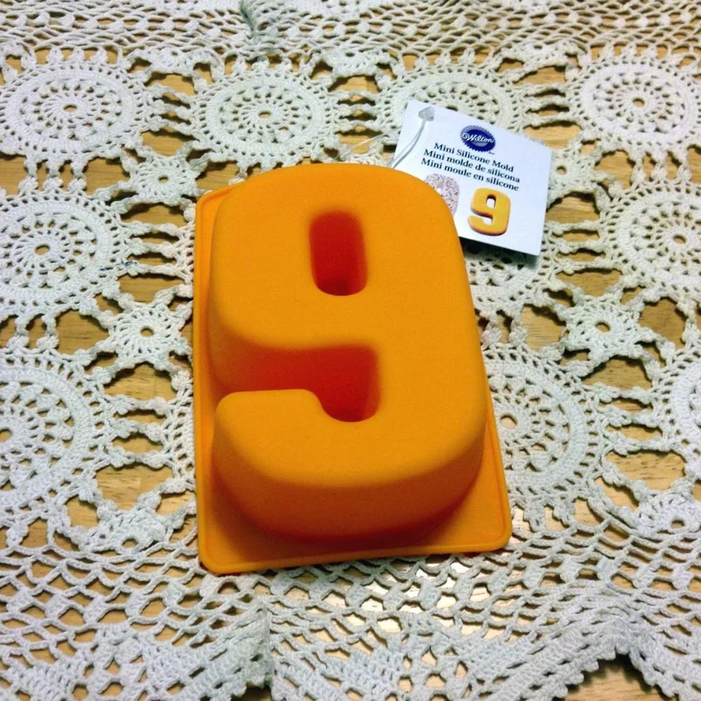 Eight new Wilton Silicone Mold Numbers Bundle